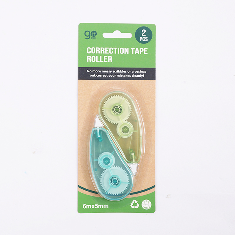 Корректирующая лента BEIFA BACT913 корпус из переработанного пластика 5мм*6м 2шт/упак.