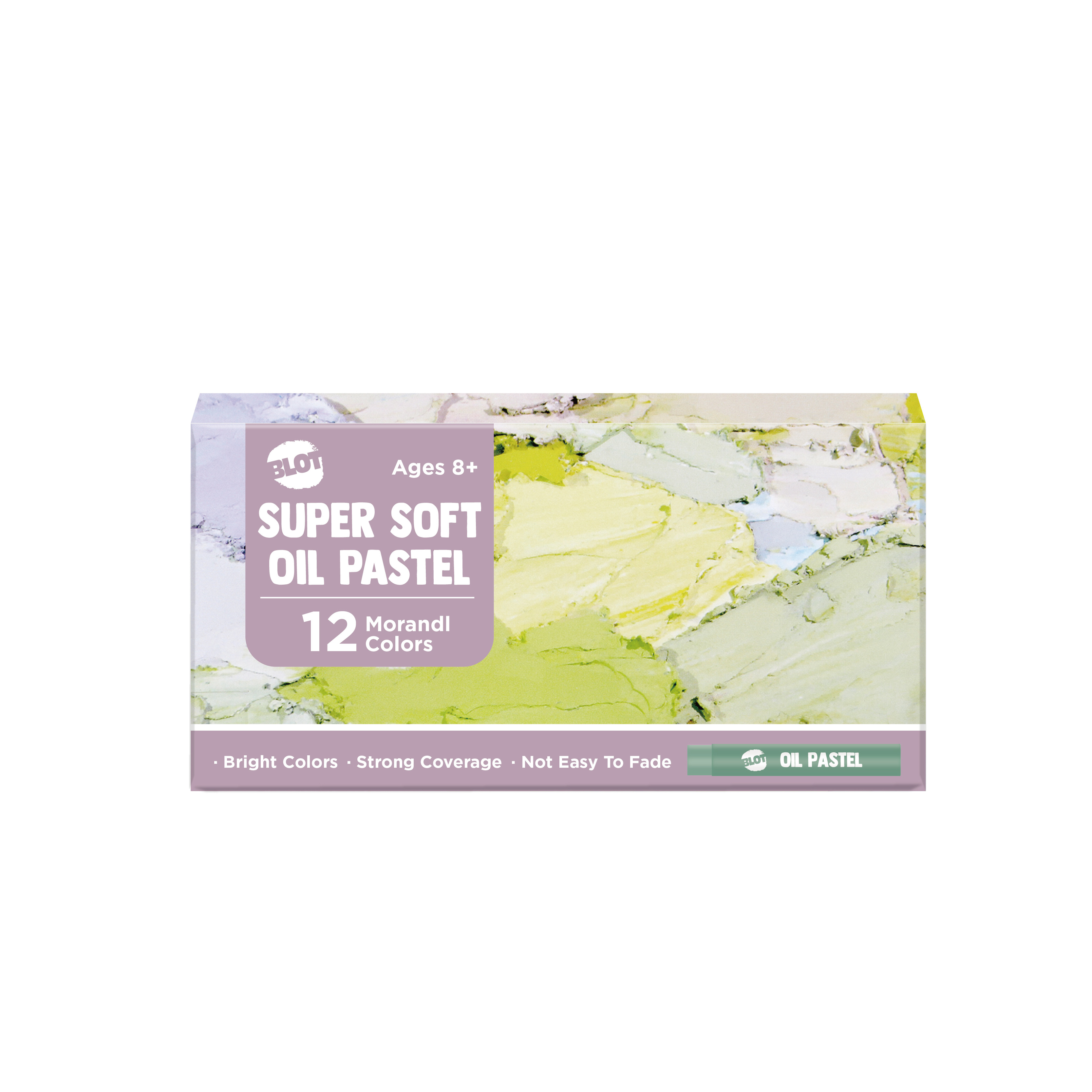 Масляная пастель мягкая “Morandi” BEIFA BRCY00084 12цв цветная коробка