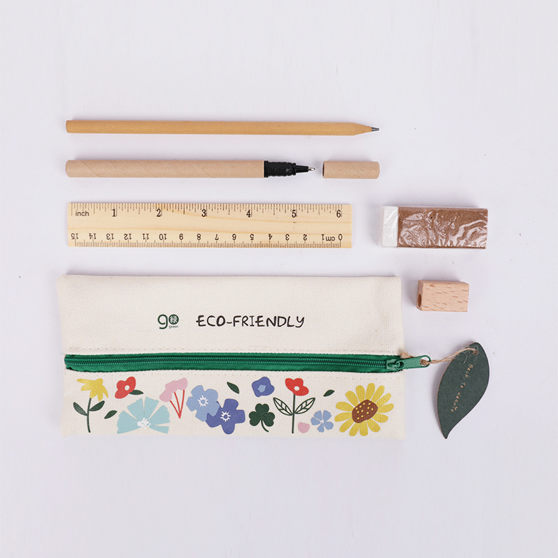 Экологичный пенал с наполнением BEIFA BRST917 6 предметов