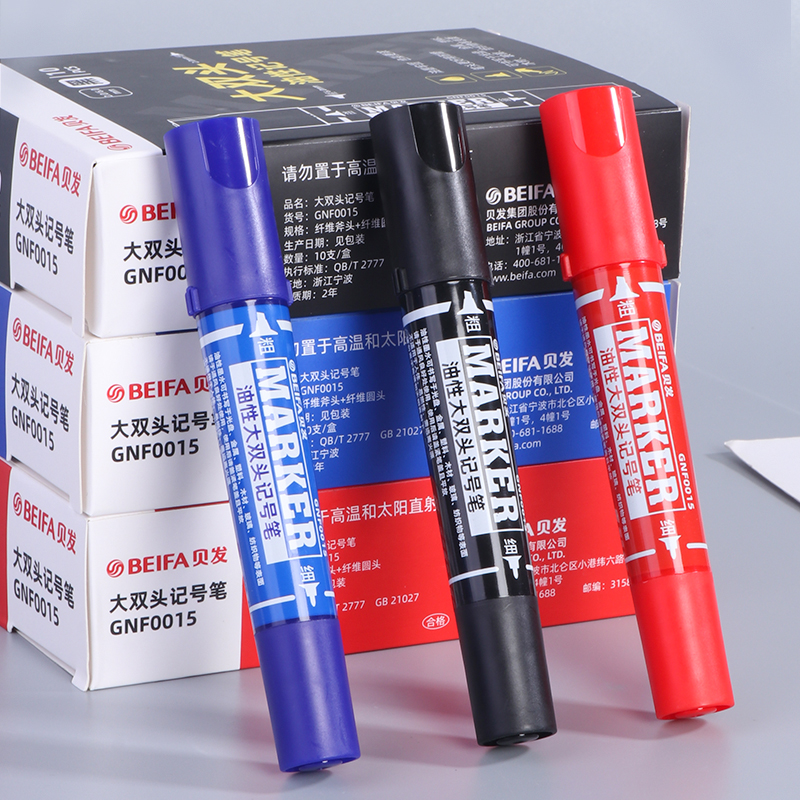 Маркер перманентный двухсторонный BEIFA GNF0015002 на масляной основе
