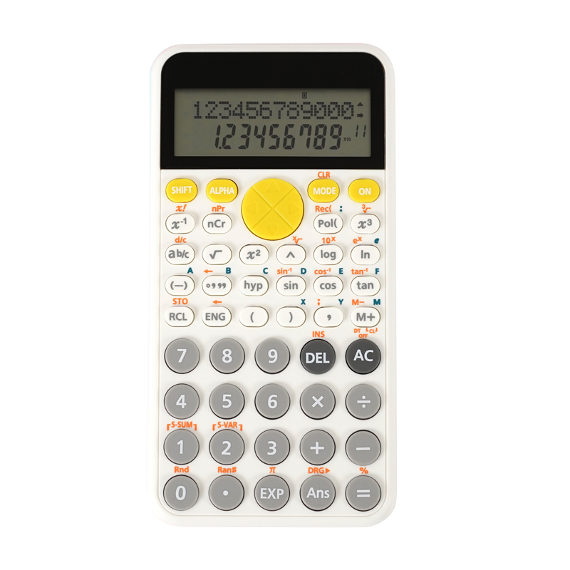 Научный калькулятор BEIFA BF2891 12-разрядный питание от батарейки 12.7*7.5*1.8см 240 функций ПЭТ коробка ассорти