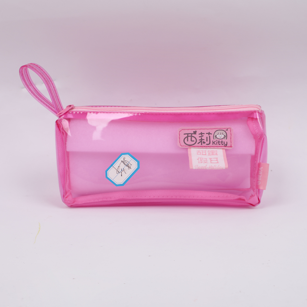 Пенал BEIFA BFPP0008 прозрачный 2 отделения ПВХ