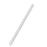 Пружина для переплета BEIFA 4464 пластиковая диа.: 14мм белый