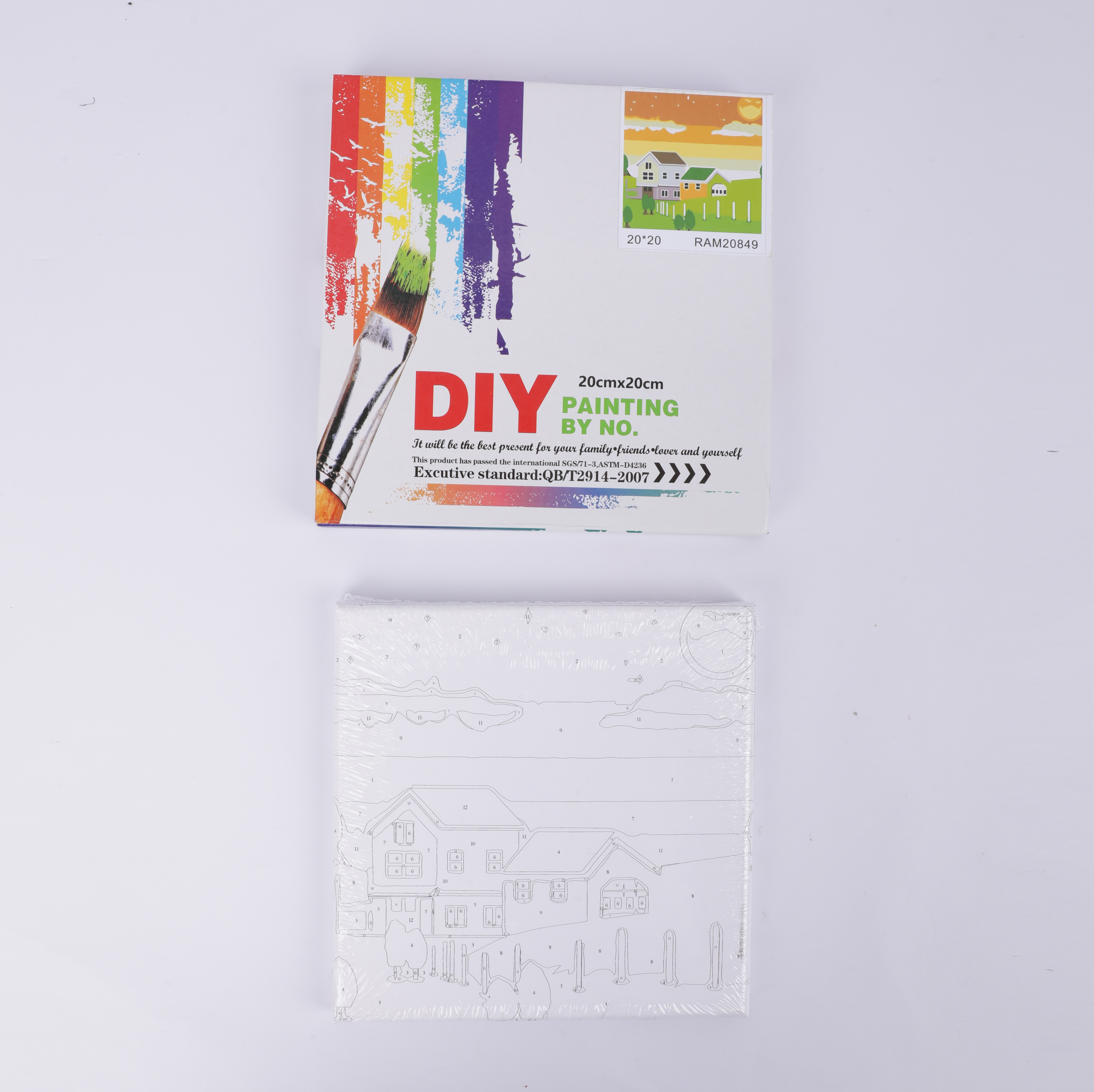 Рисование по номерам BEIFA RAM20849 20*20см