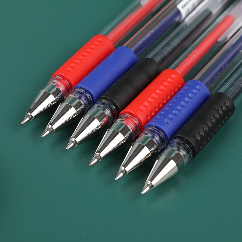 Ручка гелевая BEIFA GPF0099003 0.5мм красные чернила цветная упаковка