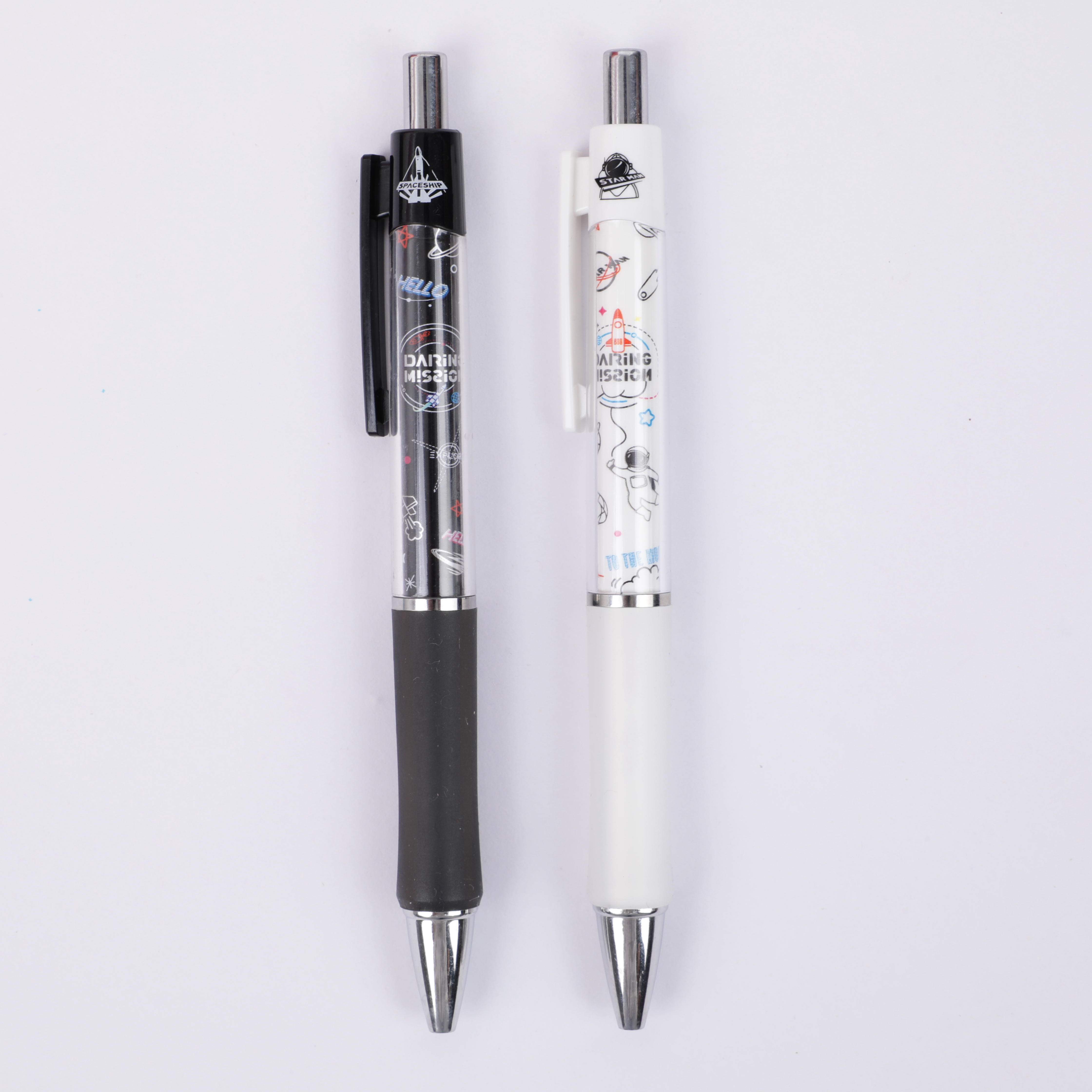 Ручка гелевая автоматическая BEIFA NS6453 0.5мм резиновая манжетка