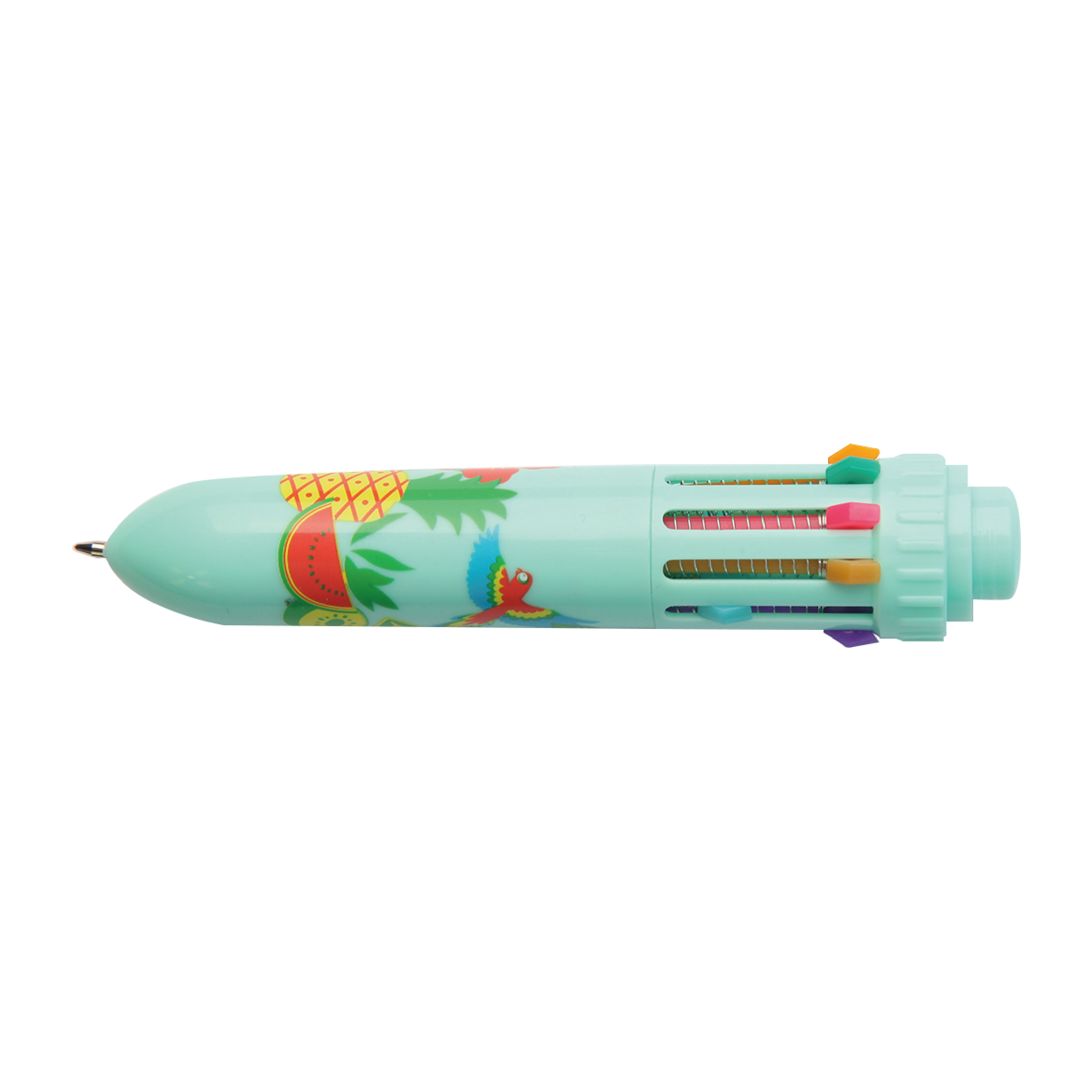 Ручка шариковая автоматическая BEIFA KE1385 0.7мм 10цв в 1