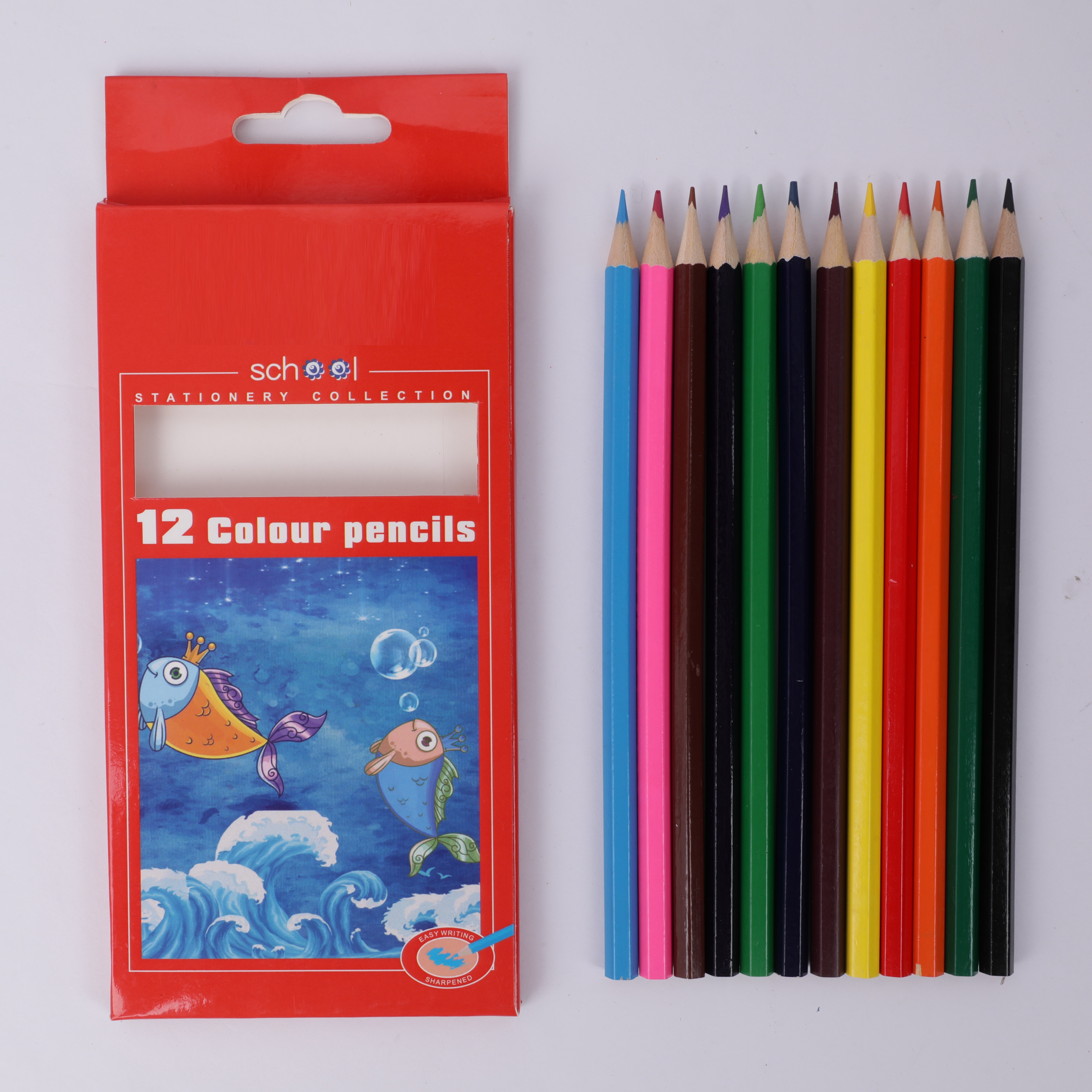 Цветные карандаши BEIFA BFA03 12цв. цветная коробка